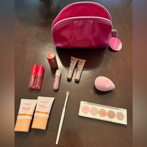 Ulta Beauty 12pc Make-Up Set with Pink Bag